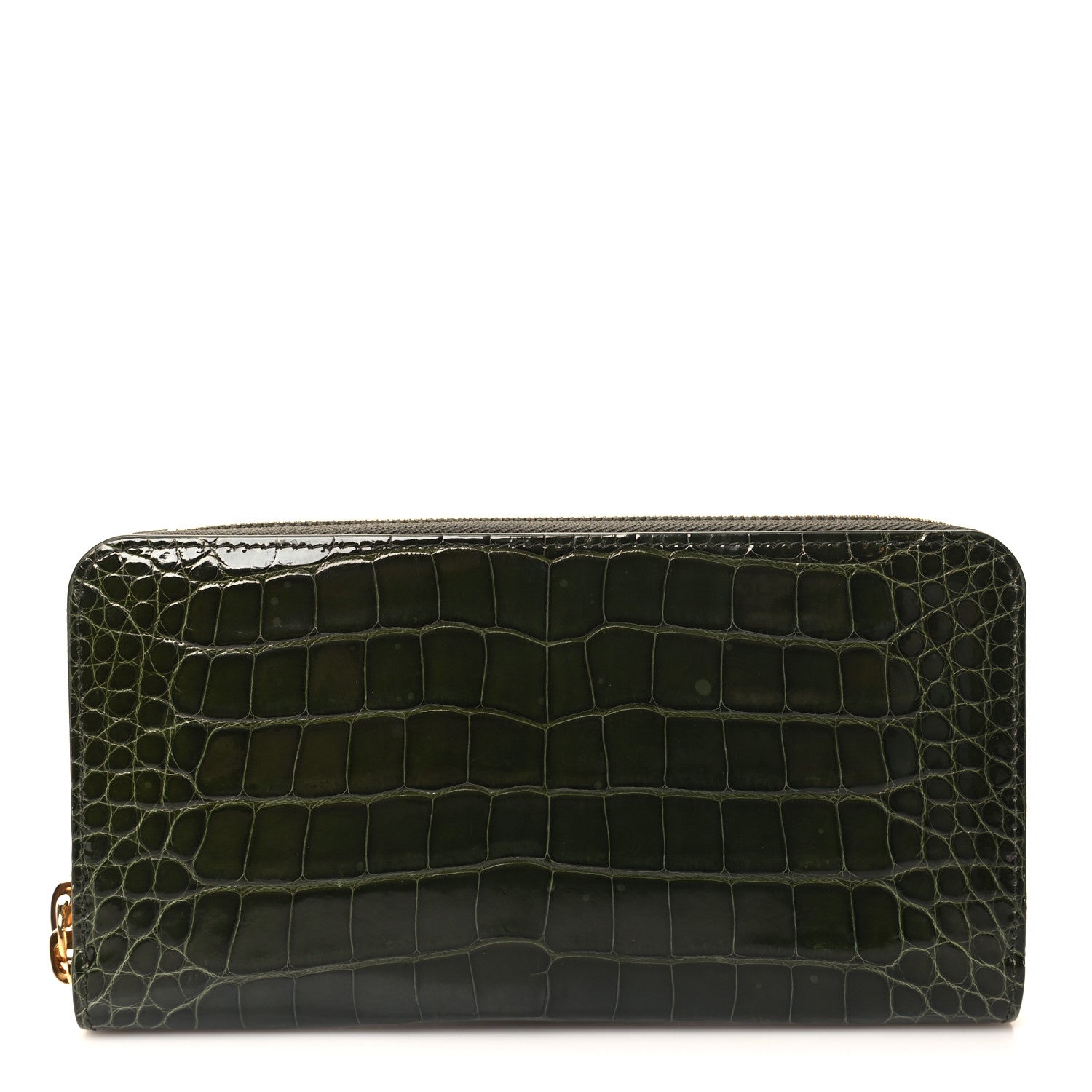 Louis Vuitton Alligator Zippy Wallet Green 1474230 – FASHIONPHILE