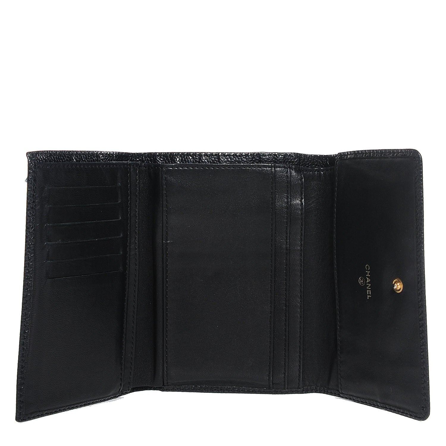 Chanel Caviar Timeless CC Wallet Black 6 of 9
