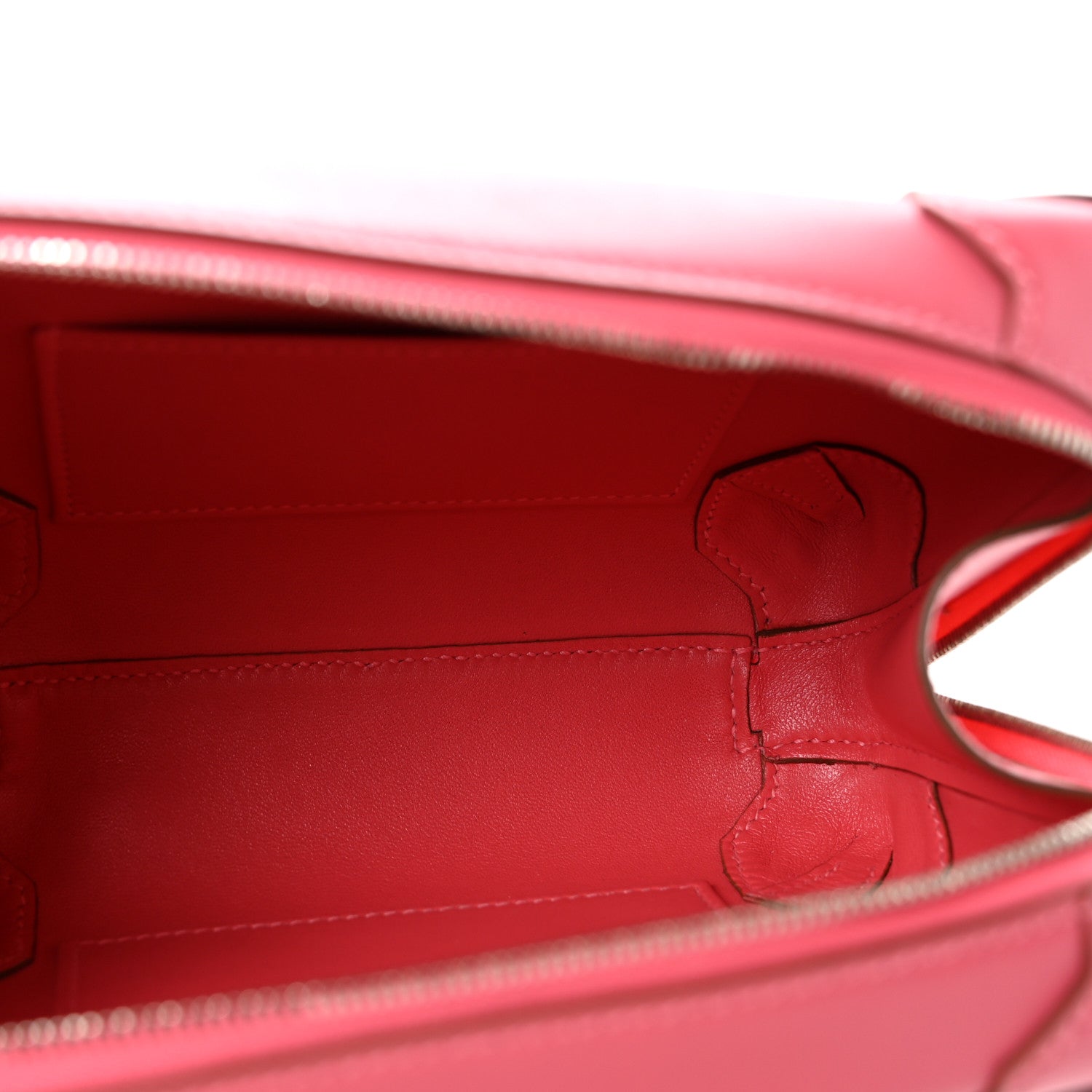 Hermes Tadelakt Mini Pochette Maxibox Rose Lipstick 5 of 9