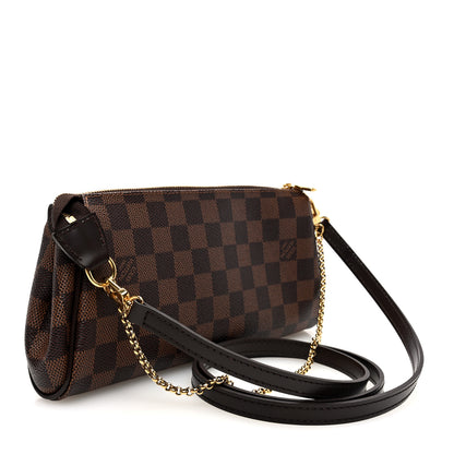 Louis Vuitton Damier Ebene Eva Clutch 3 of 9