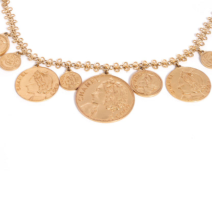 Chanel CC Coin Medallion Belt Gold 3 of 10
