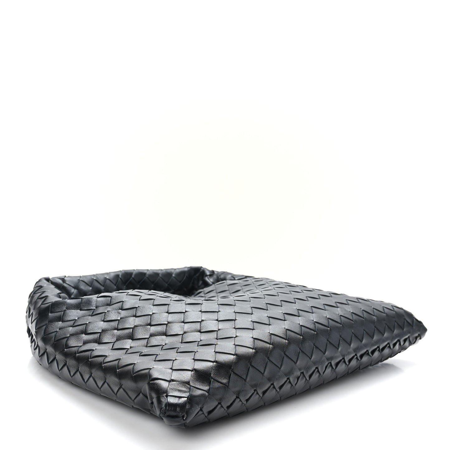 Calfskin Intrecciato Small Hop Black