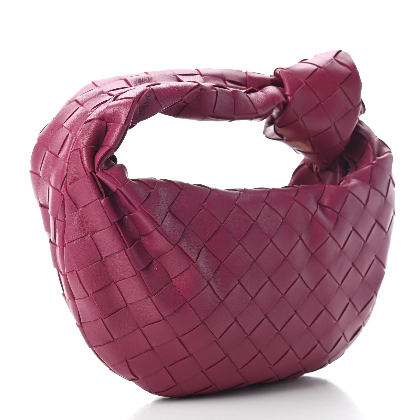 Nappa Intrecciato Mini Jodie Cinnabar