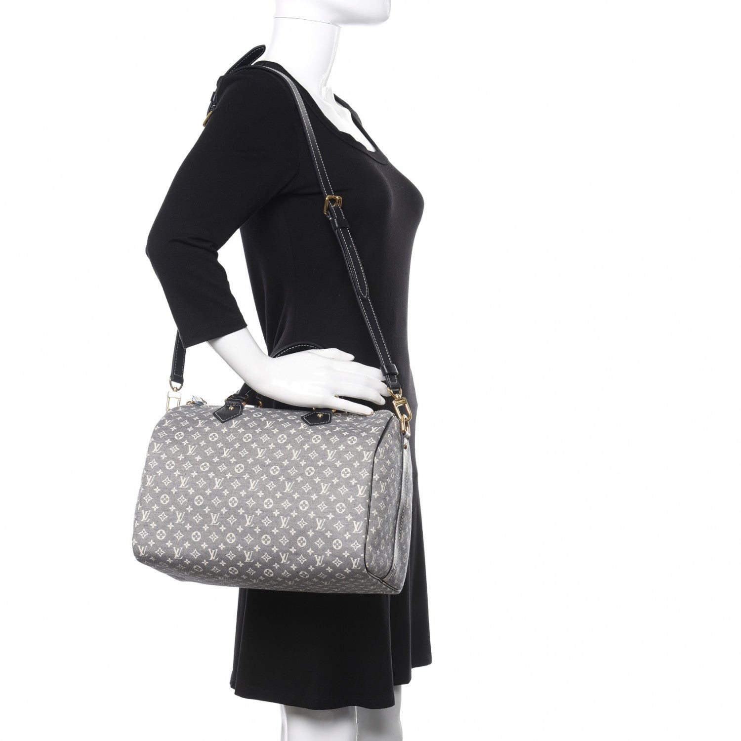 Louis Vuitton Monogram Idylle Speedy Bandouliere 30 Encre 2 of 8