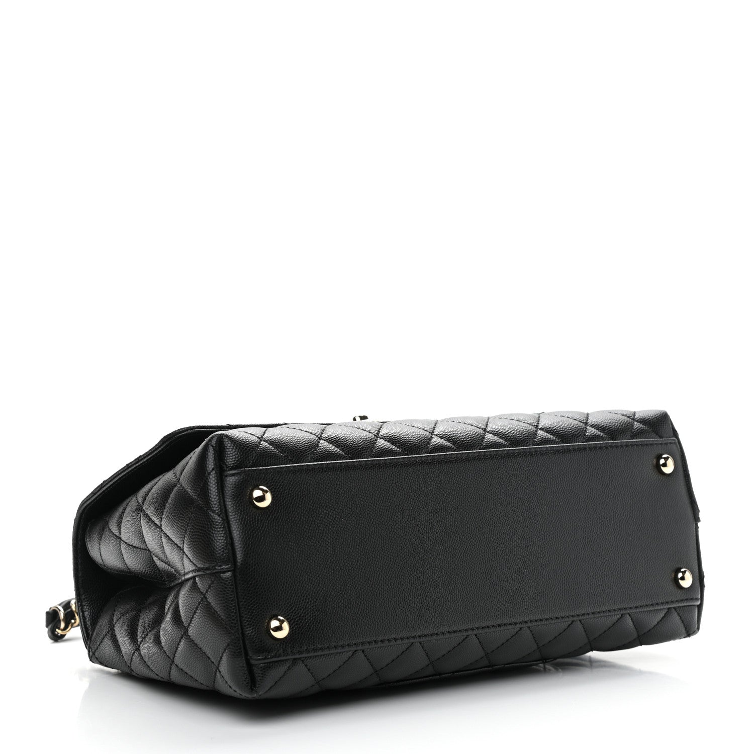 Chanel Caviar Quilted Small Coco Handle Flap Black 4 of 11