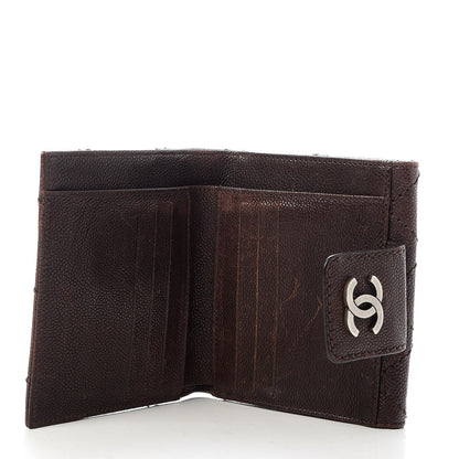 Chanel Caviar Wallet Dark Brown 5 of 8