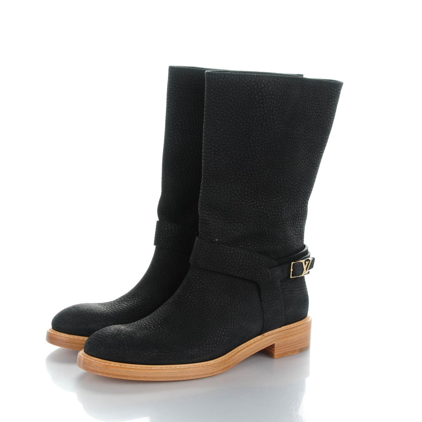 Nubuck Adventure Half Boots 39.5 Black