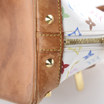 Louis Vuitton Monogram Multicolor Alma White 7 of 8