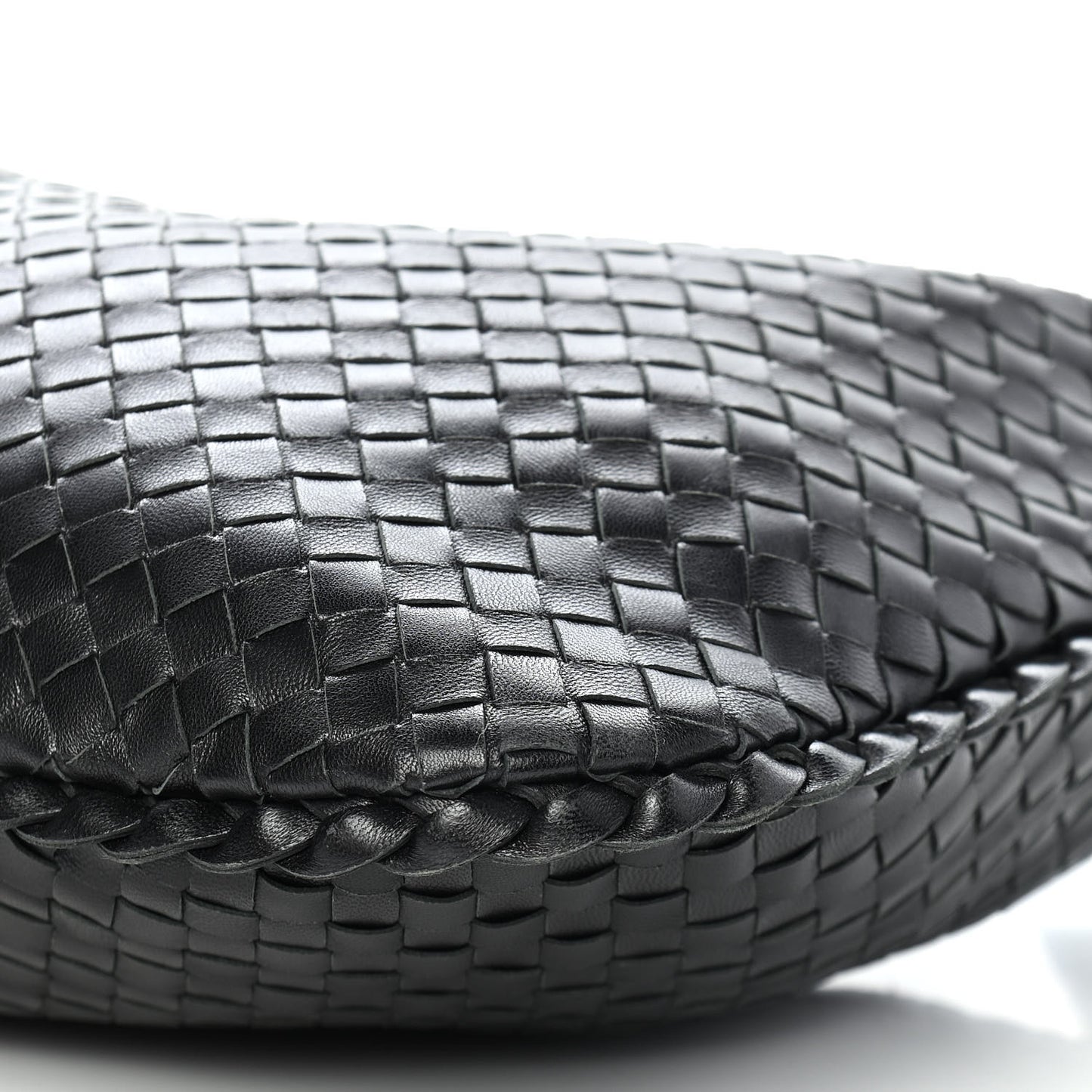 Nappa Intrecciato Medium Veneta Hobo Black