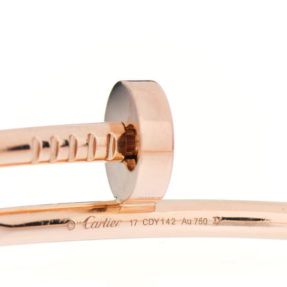 Cartier 18K Pink Gold Juste Un Clou Bracelet 17 4 of 4