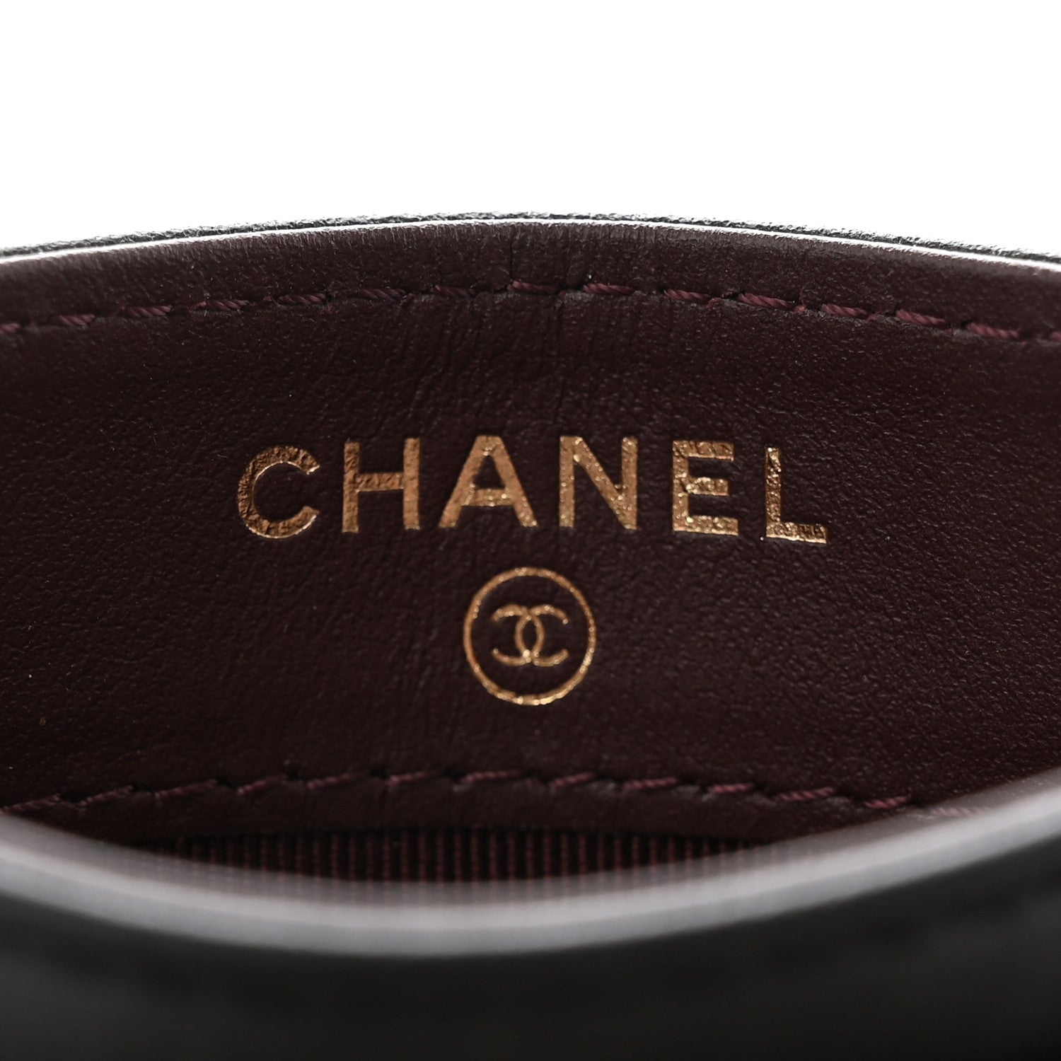 Chanel Aged Calfskin Quilted Lucky Charms Reissue Card Holder Black 12 of 17