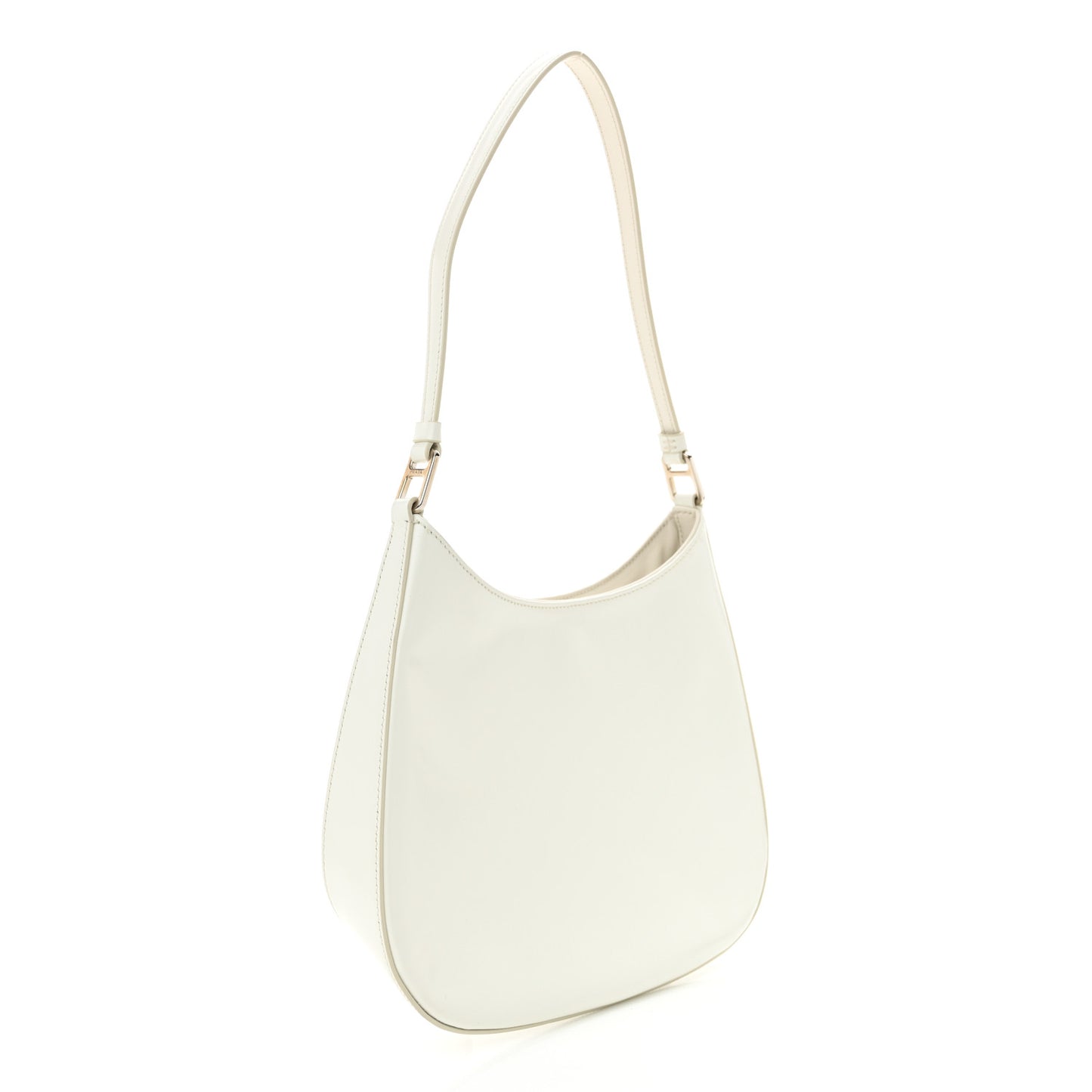 Spazzolato Cleo Shoulder Bag White