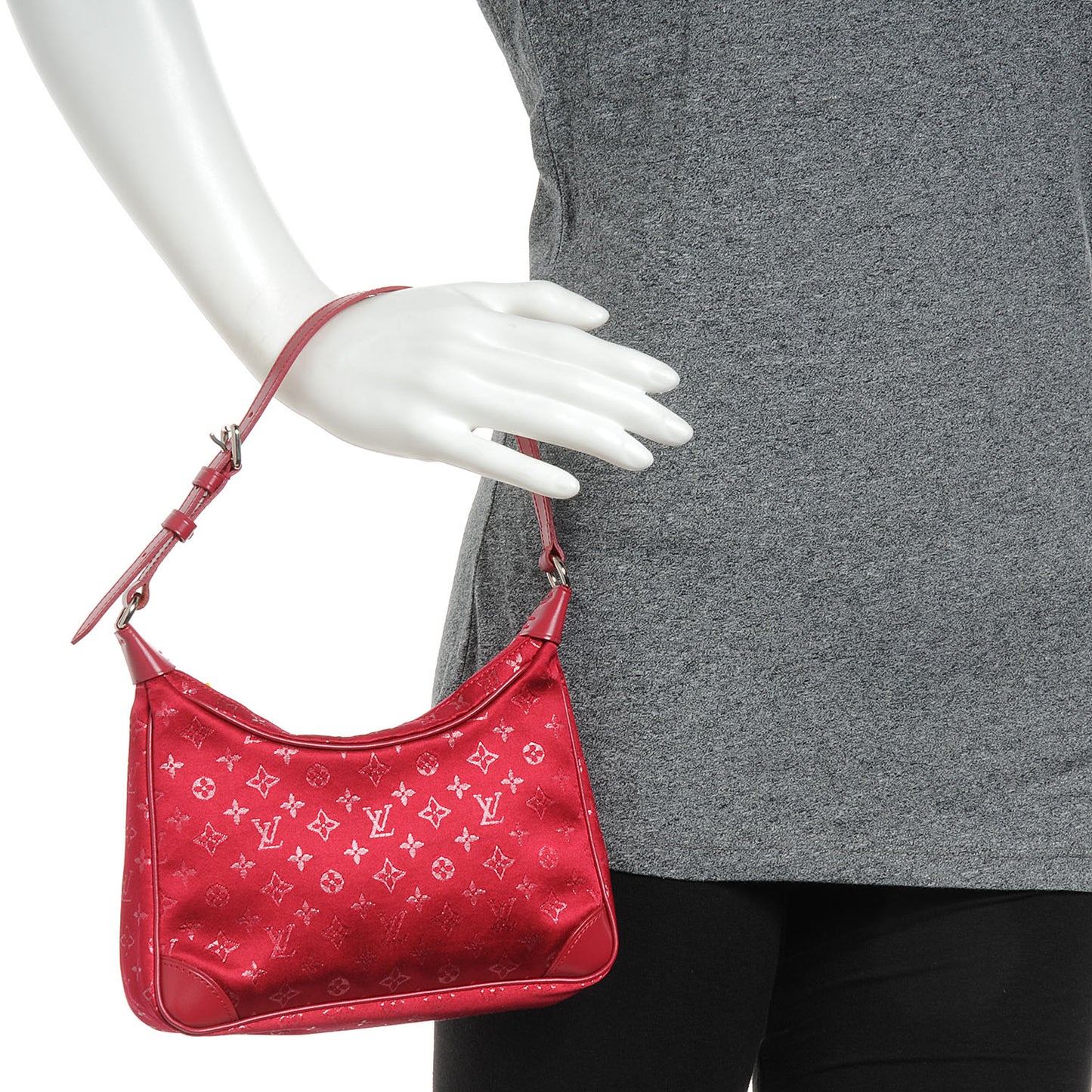 Satin Little Boulogne Red