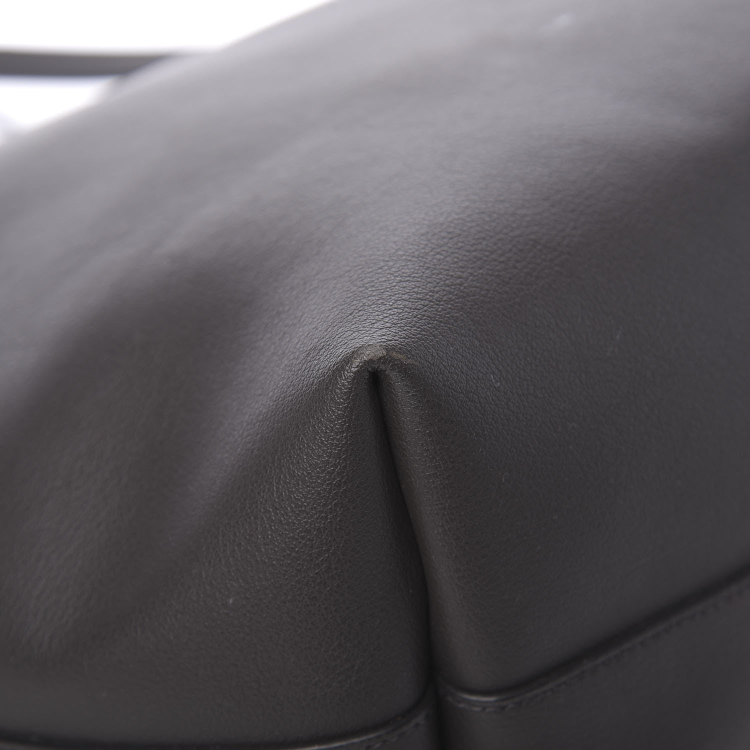Saint Laurent Calfskin Large Shopping Tote Dark Grey 17 of 18
