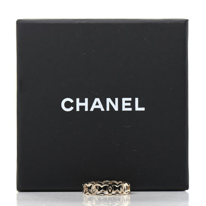Chanel Metal CC Ring 7 Gold 3 of 3
