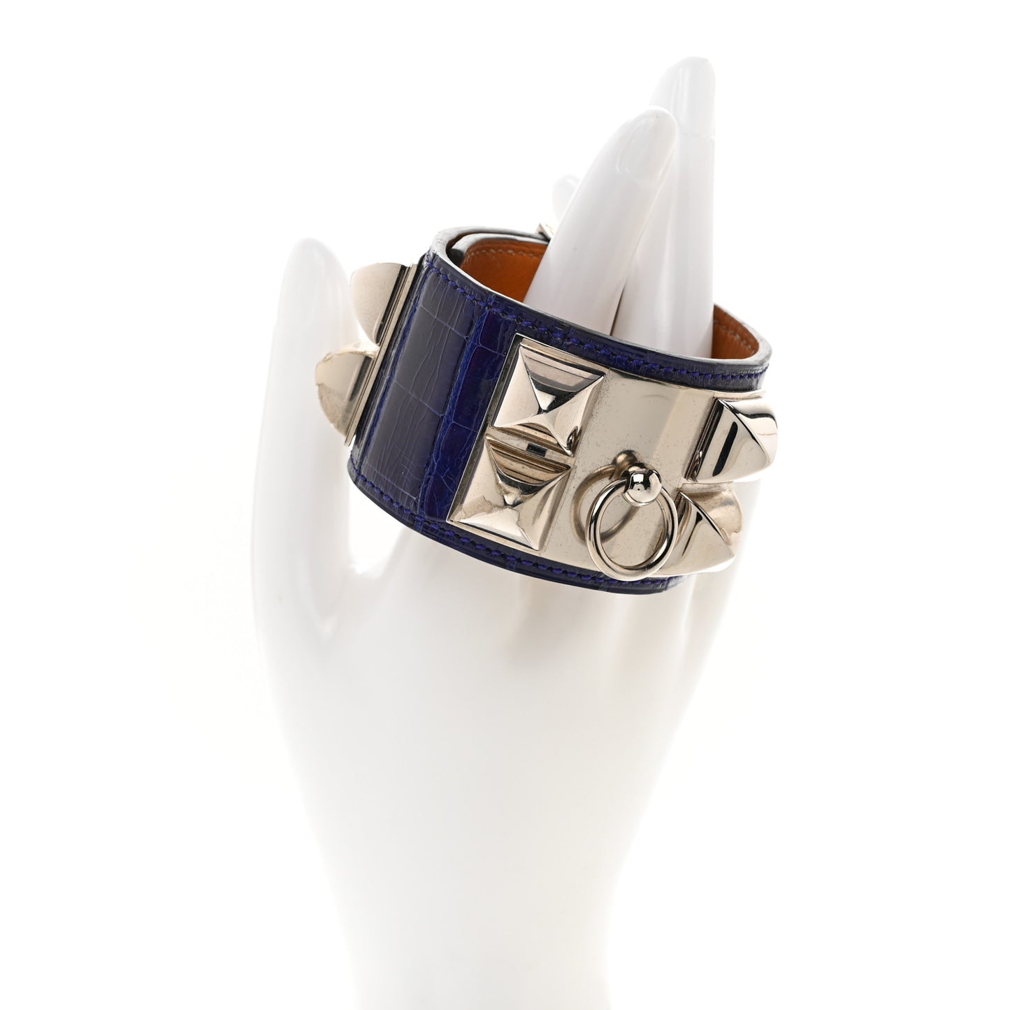 Shiny Alligator Collier De Chien CDC Bracelet S Bleu Electrique