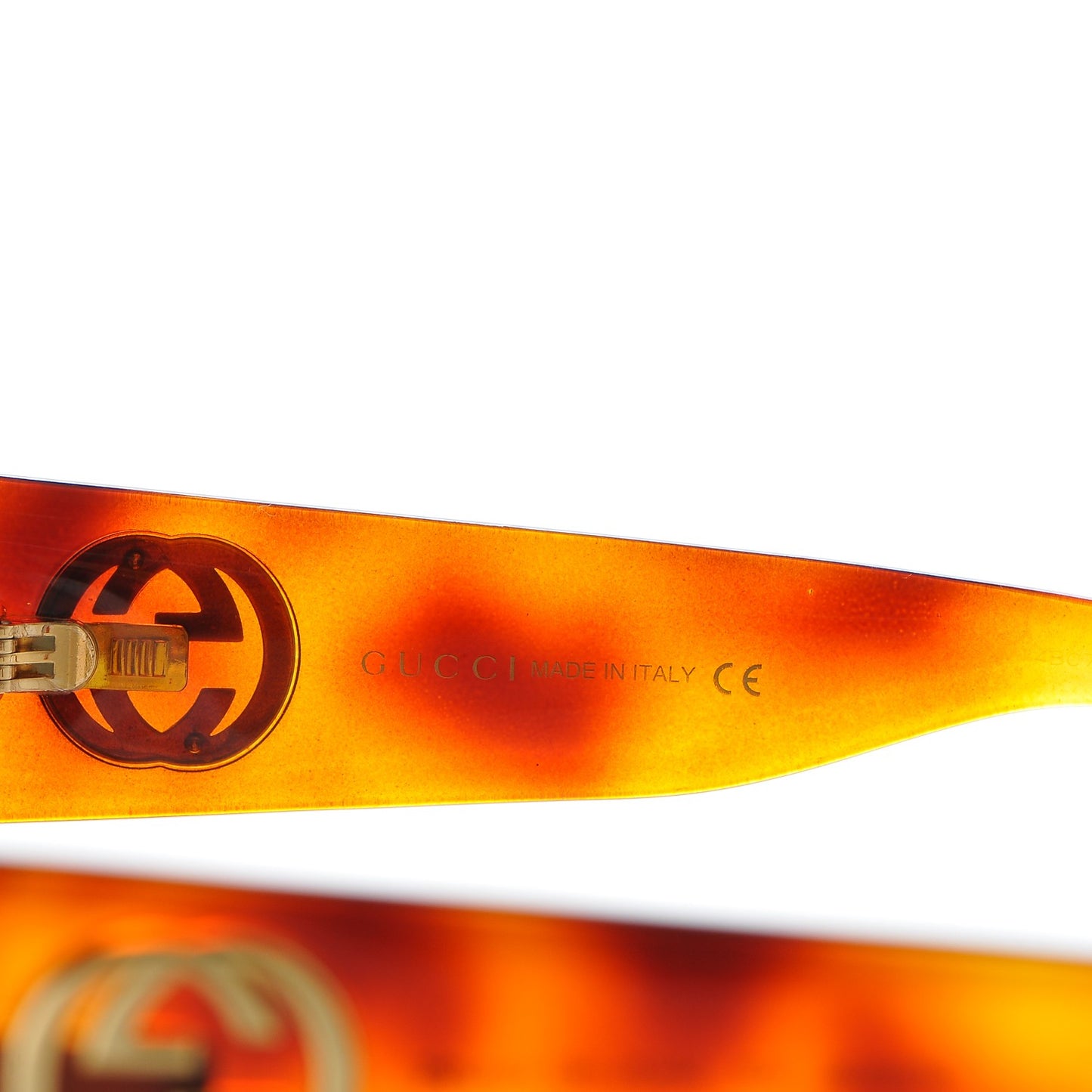 Acetate Square Frame Sunglasses GG 0053S Havana