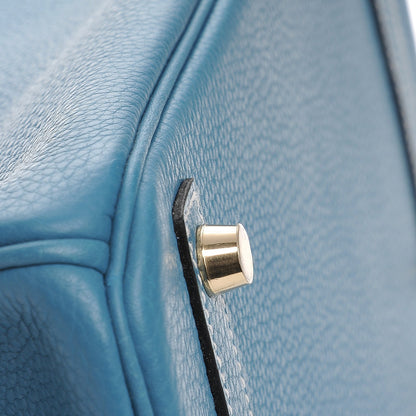 Hermes Togo Birkin 30 Blue Jean 11 of 23