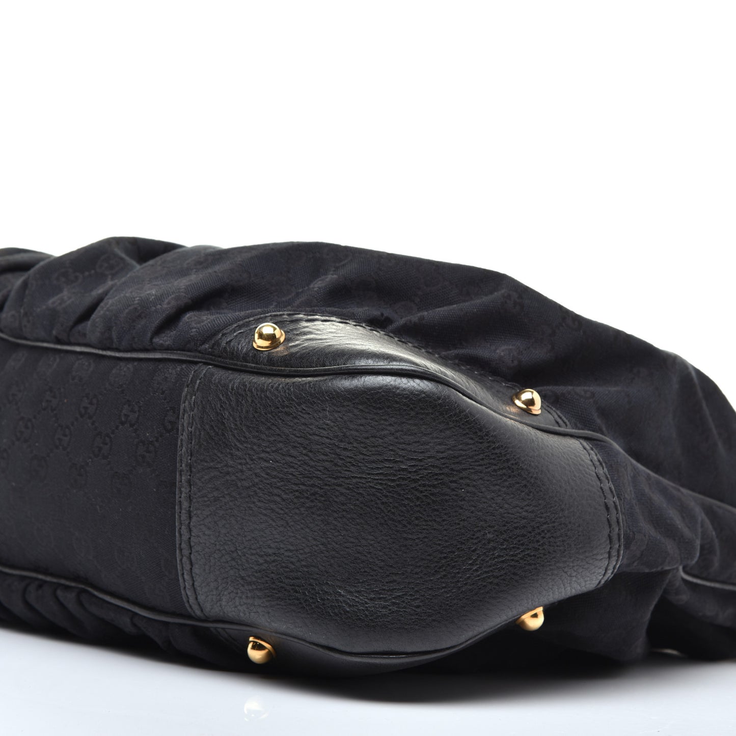 Monogram Large Jockey Hobo Black