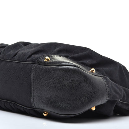 Gucci Monogram Large Jockey Hobo Black 9 of 9
