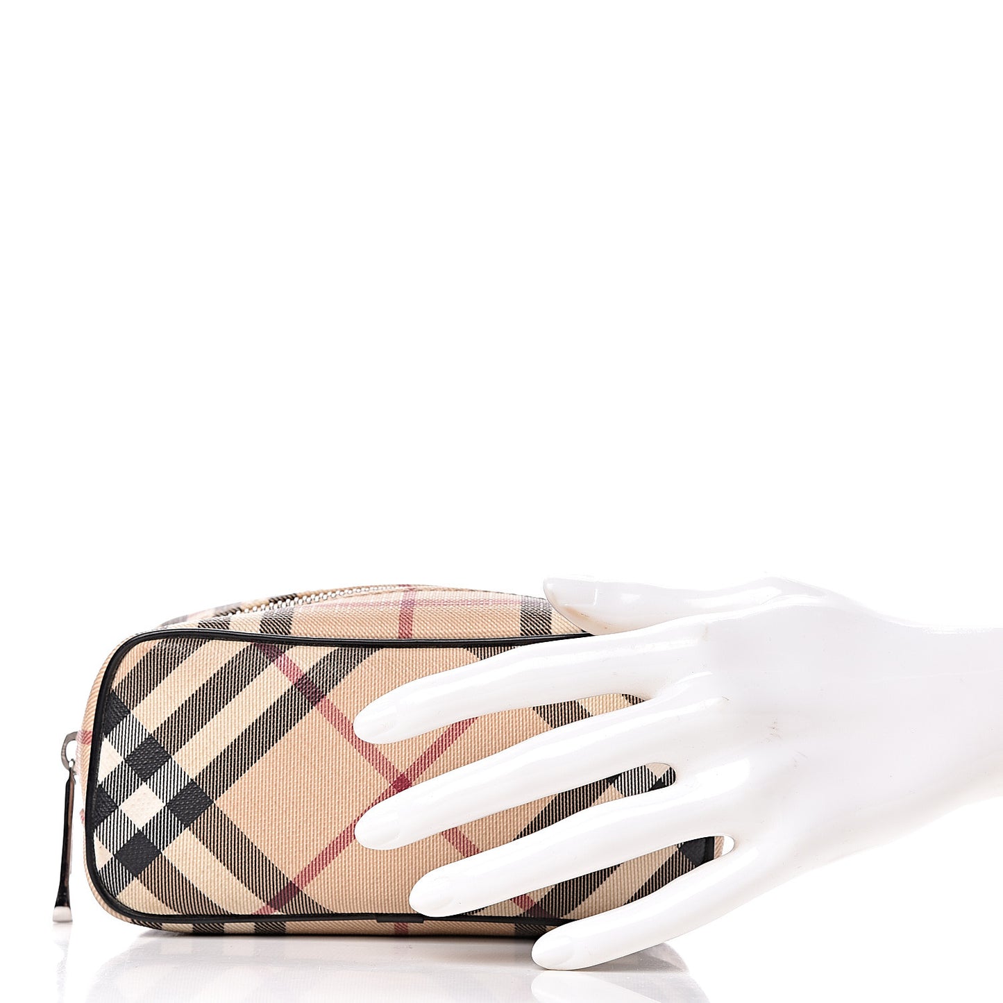 Nova Check Pouch Black