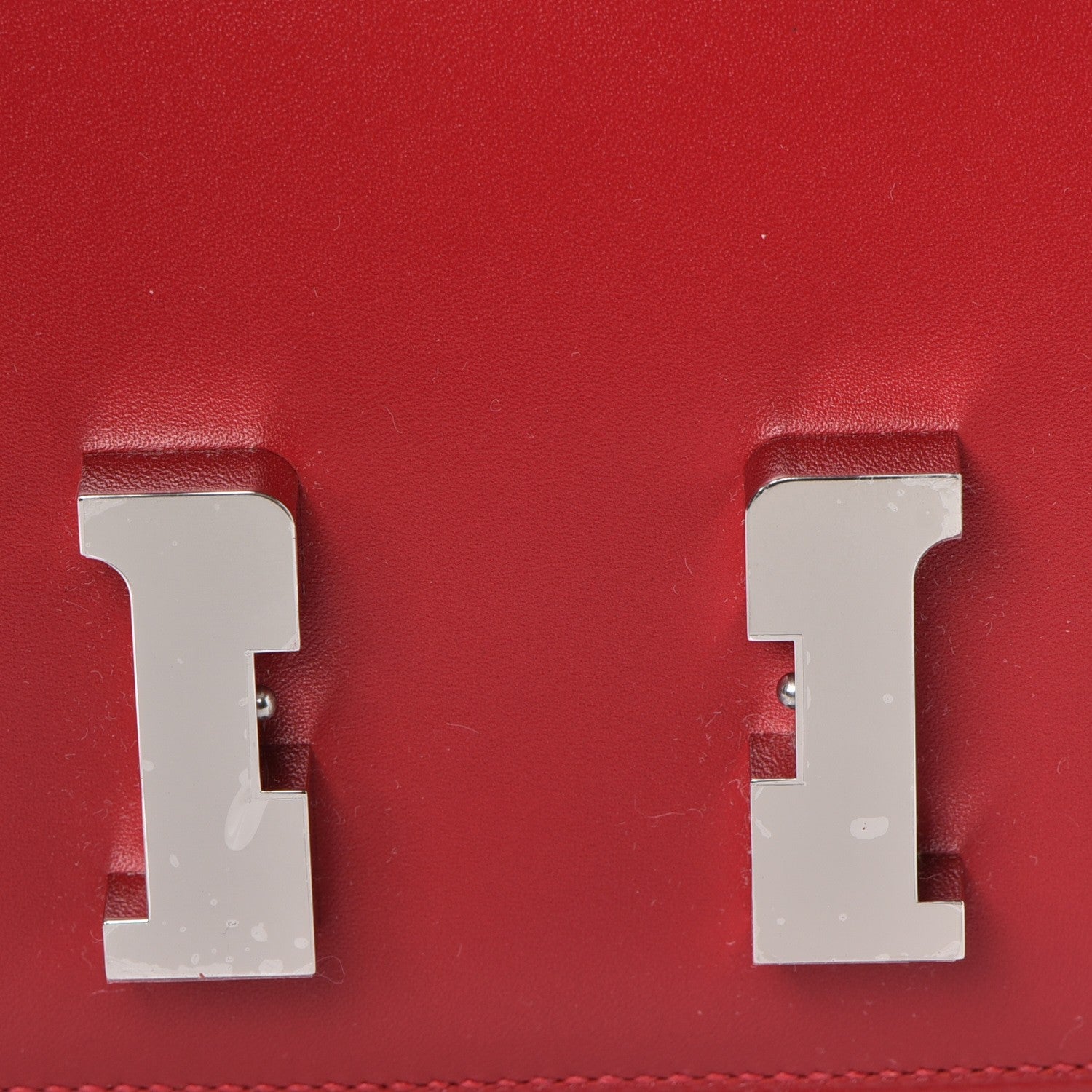 Hermes Tadelakt Constance 18 Rouge Vif 10 of 19