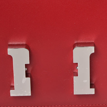 Hermes Tadelakt Constance 18 Rouge Vif 10 of 19