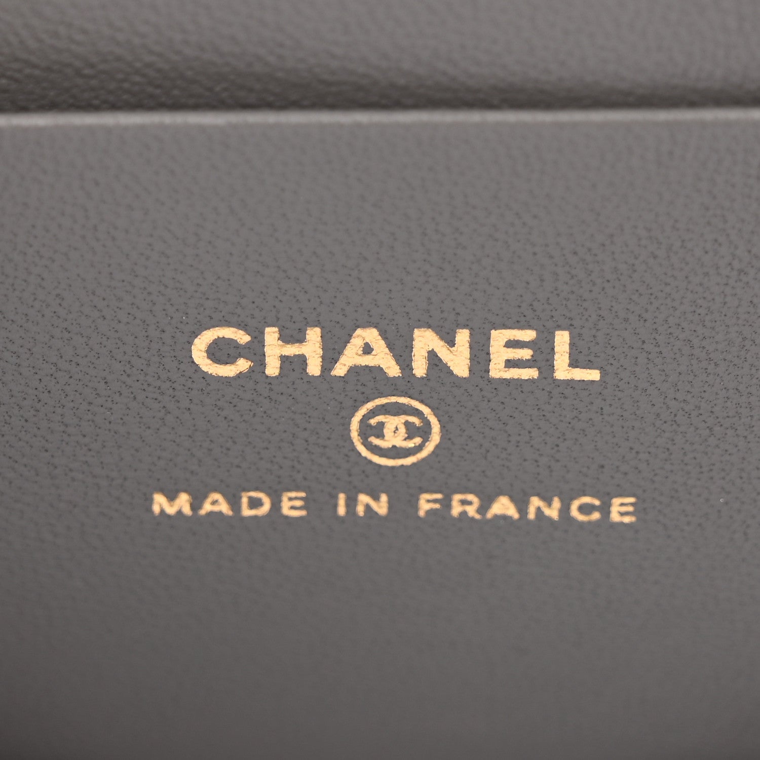 Chanel Lambskin Quilted Metal Small Top Handle Vanity Case With Chain Grey 6 of 10