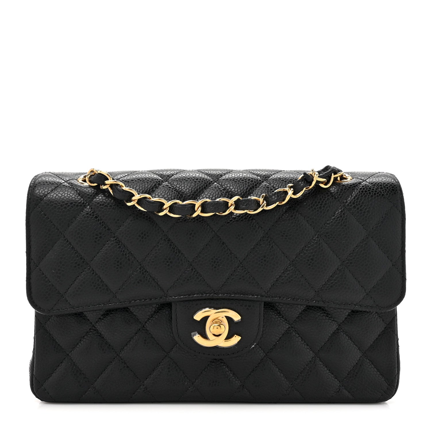 Chanel Caviar Quilted Small Double Flap Black 1 of 11