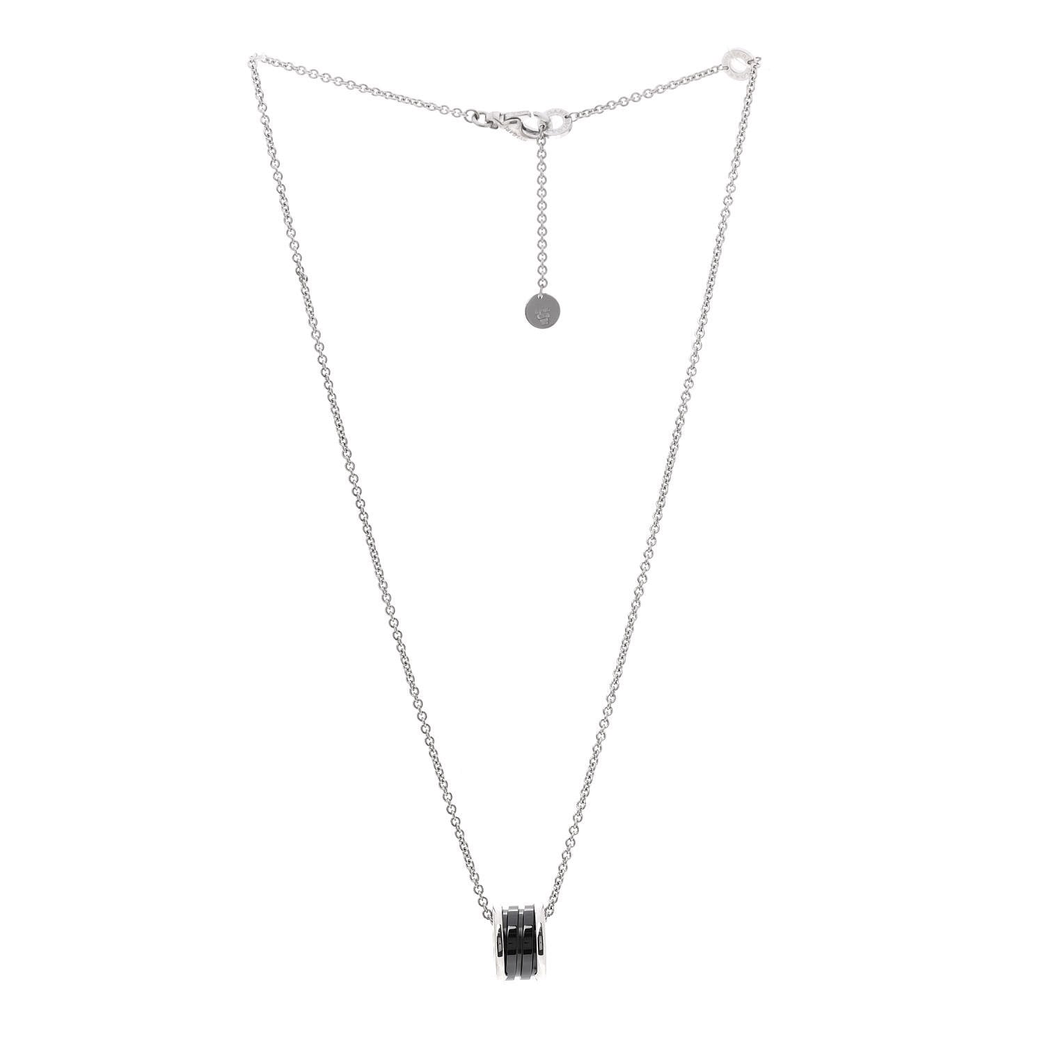 Bulgari Sterling Silver Ceramic Save The Children Pendant Necklace 3 of 9