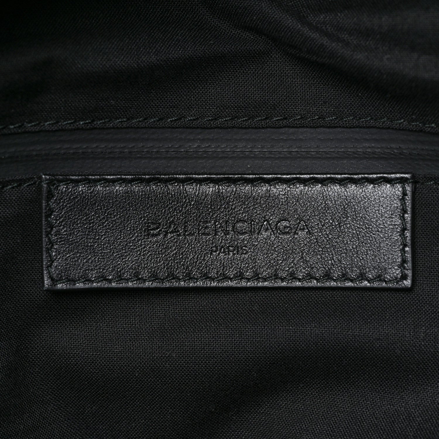Balenciaga Nylon Political Campaign Logo Embroidered Explorer Backpack Black 6 of 9
