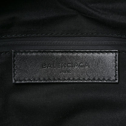 Balenciaga Nylon Political Campaign Logo Embroidered Explorer Backpack Black 6 of 9