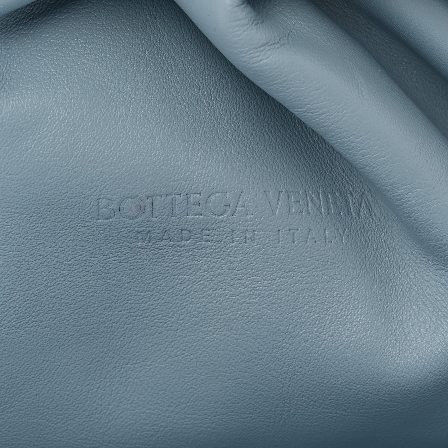 Smooth Butter Calf The Pouch Oversized Clutch Ice