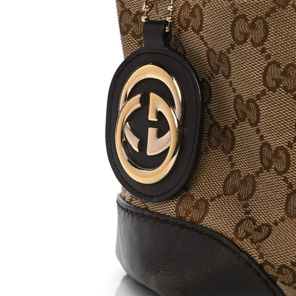 Gucci Monogram Medium Sukey Top Handle Dark Brown 7 of 28