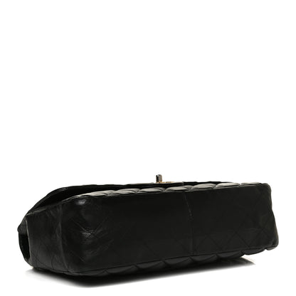 Chanel Lambskin Quilted Jumbo Single Flap Black 3 of 10