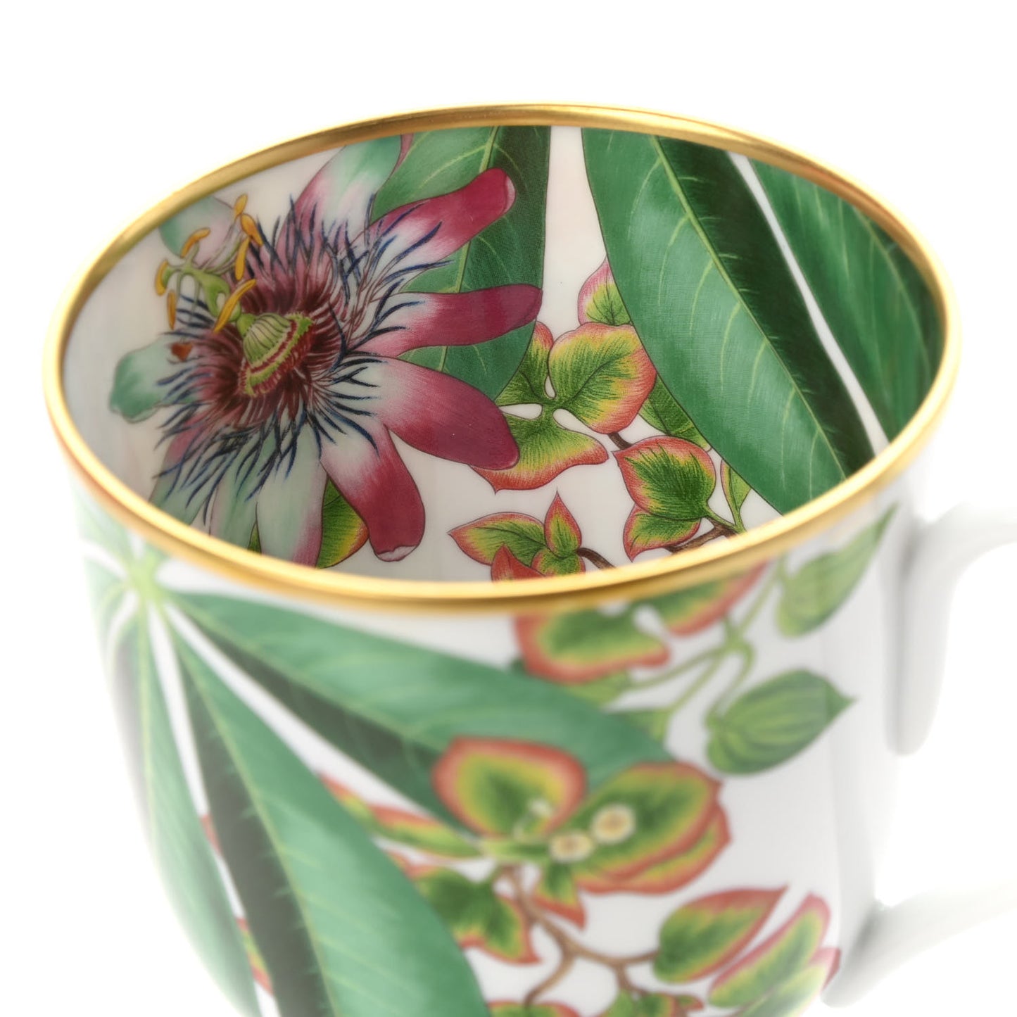 Limoges Porcelain Passifolia Mug