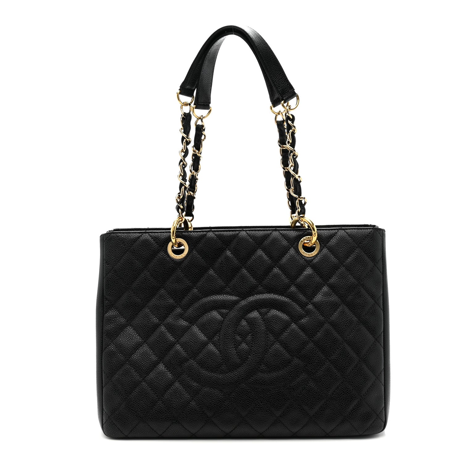 Chanel Caviar Quilted Grand Shopping Tote GST Black 1 of 11