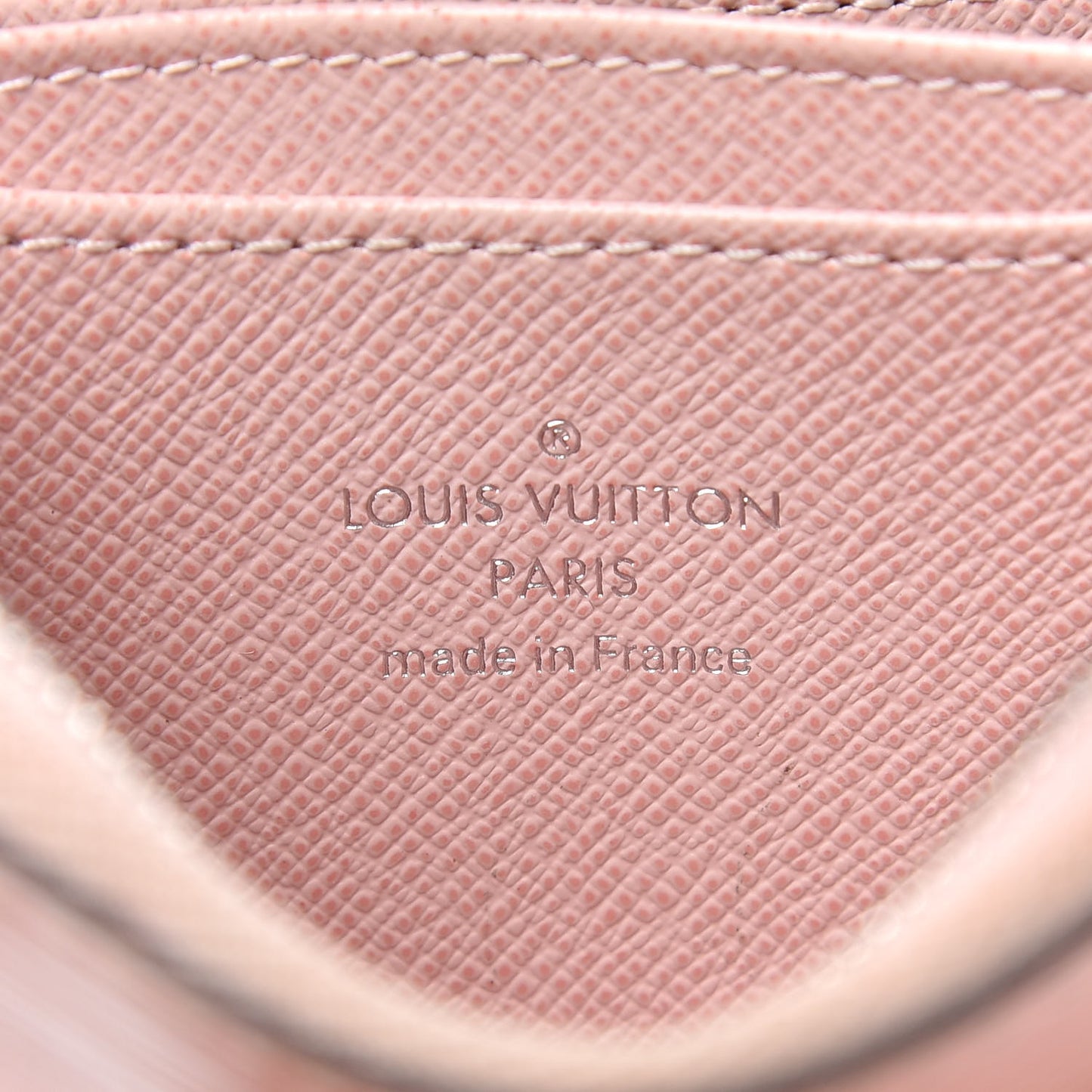 Epi Zippy Coin Purse Rose Ballerine