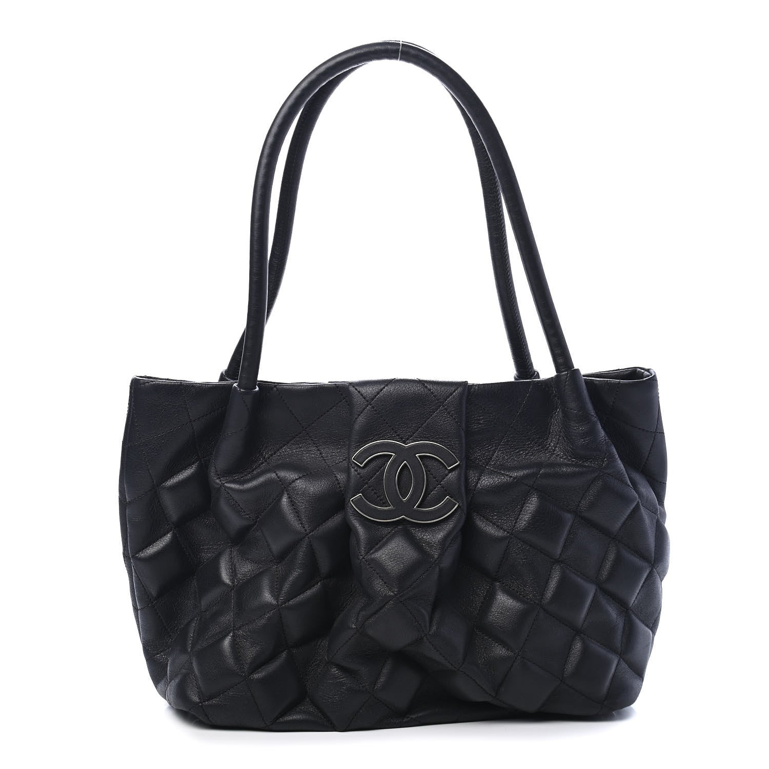 Chanel Calfskin Sloane Square Tote Black 1 of 9