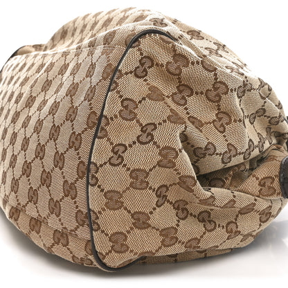 Gucci Monogram Medium Sukey Boston Bag Brown 10 of 11