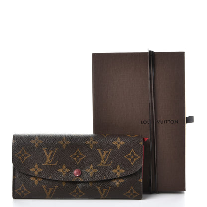 Louis Vuitton Monogram Emilie Wallet Red 12 of 12