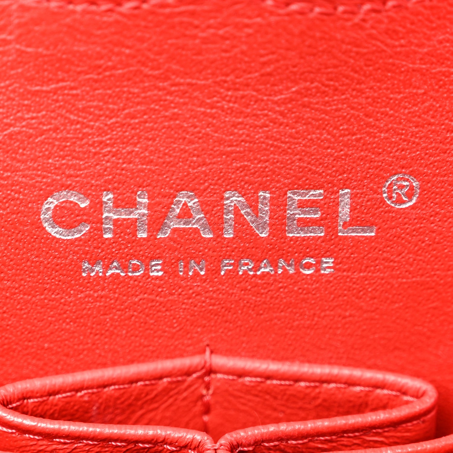 Chanel Lambskin Quilted Medium Double Flap Red 6 of 14