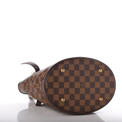 Louis Vuitton Damier Ebene Marais Bucket 23 4 of 10