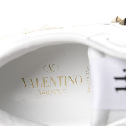 Valentino Garavani Calfskin Womens Rockstud Untitled Open Sneakers 41.5 White 7 of 13