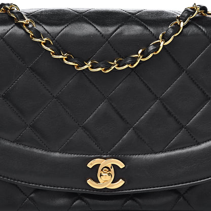 Chanel Lambskin Quilted Medium Single Flap Black 14 of 14