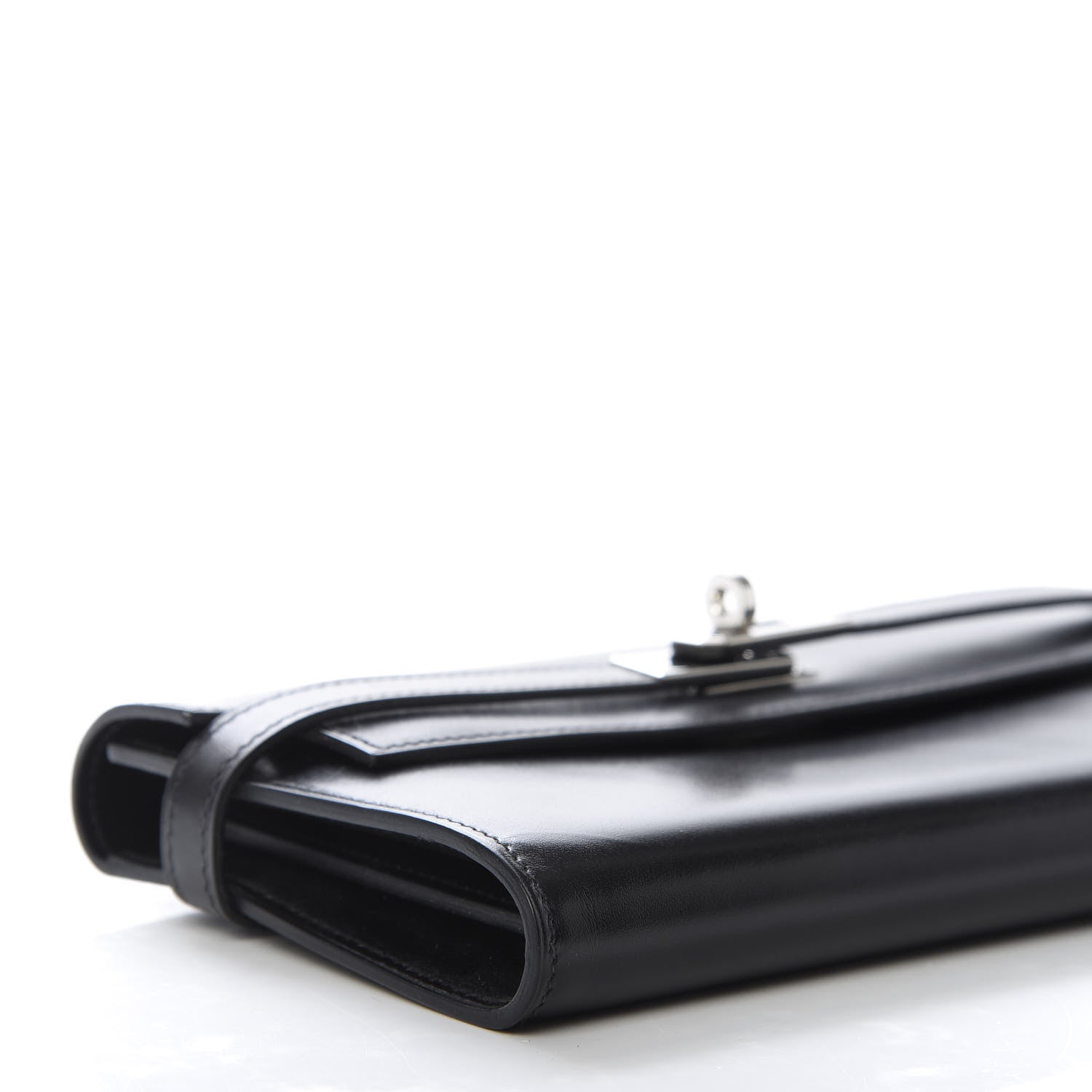 Hermes Box Kelly Longue Wallet Black 6 of 9