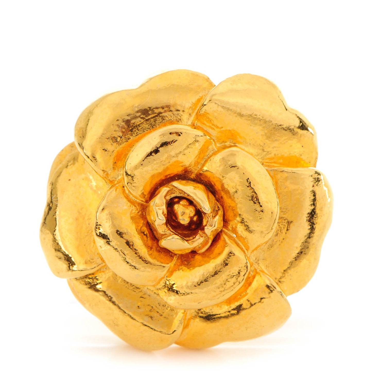 Camellia Brooch Gold