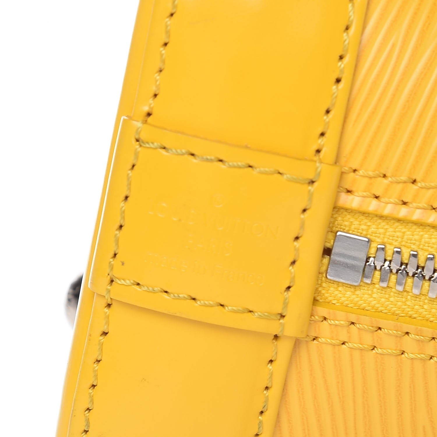 Louis Vuitton Epi Alma BB Citron 6 of 18