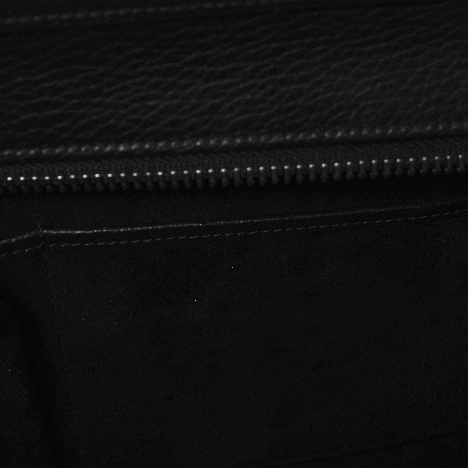Celine Drummed Calfskin Micro Luggage Black 10 of 10