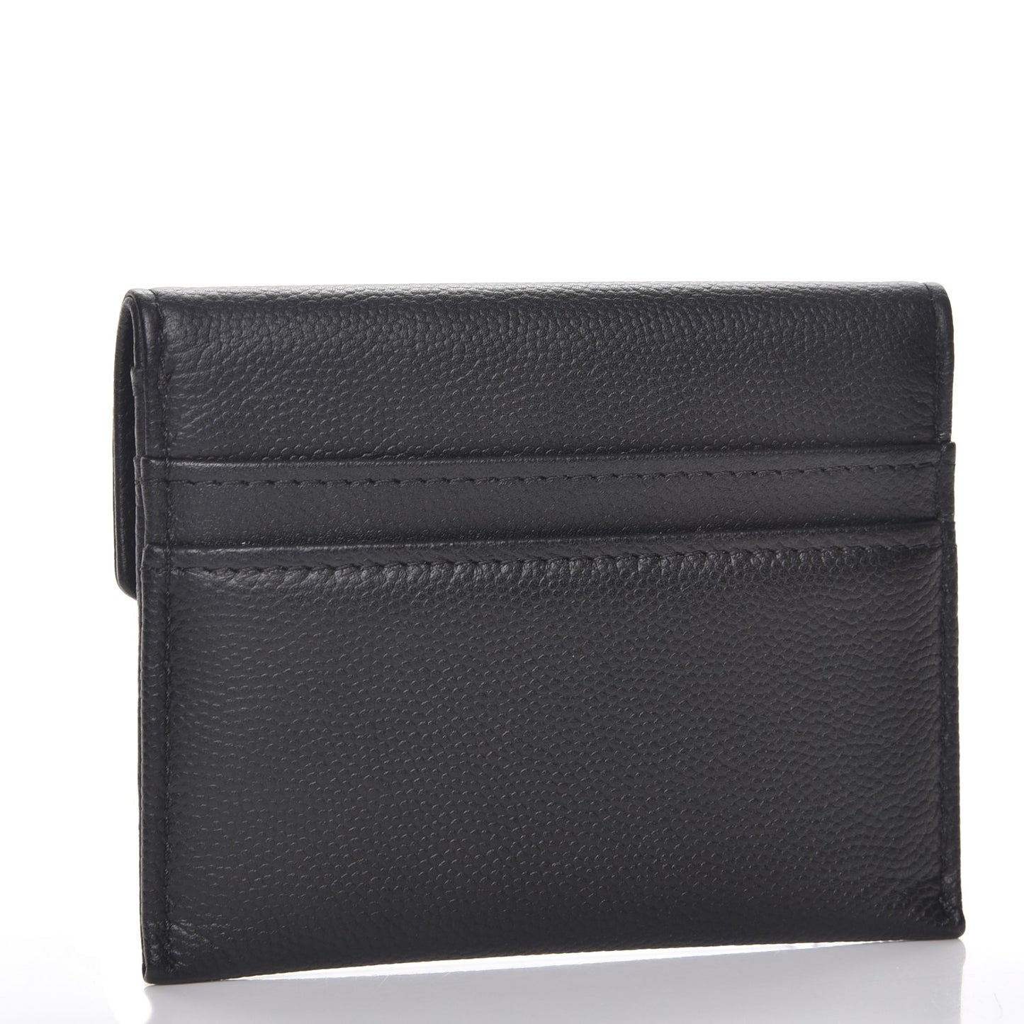Caviar Envelope Card Holder Wallet Black
